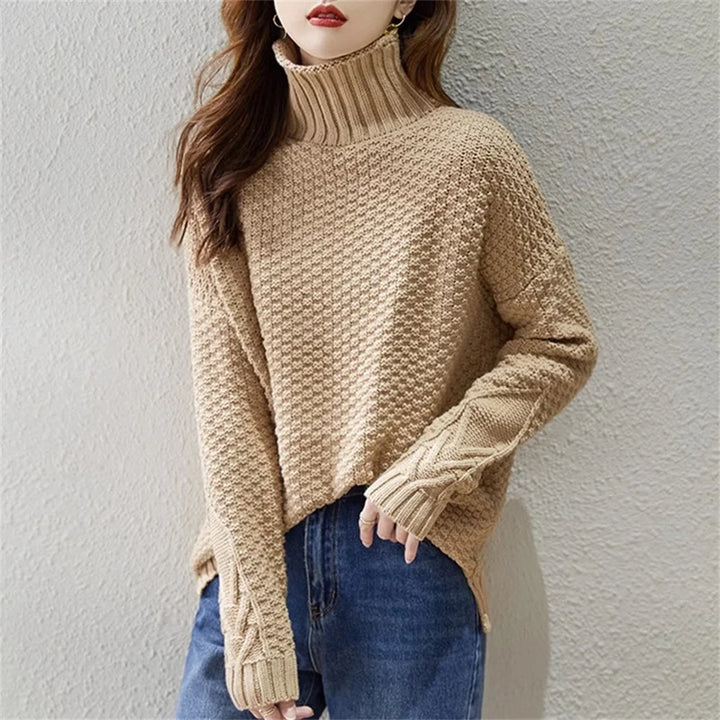 Fiora Honeycomb-Knit Sweater