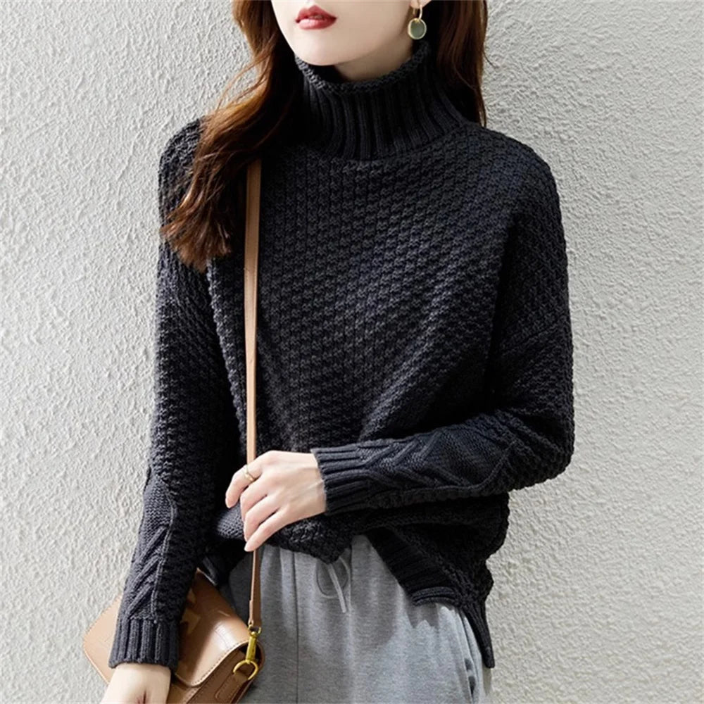 Fiora Honeycomb-Knit Sweater